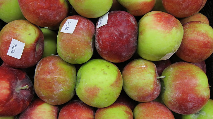 jabuke, svježe, zdrav, voće, organski, zdrava hrana, svježe voće