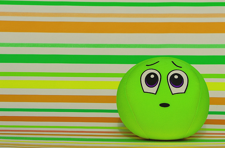 smiley, sorry, surprised, excuse me, funny, green, sweet