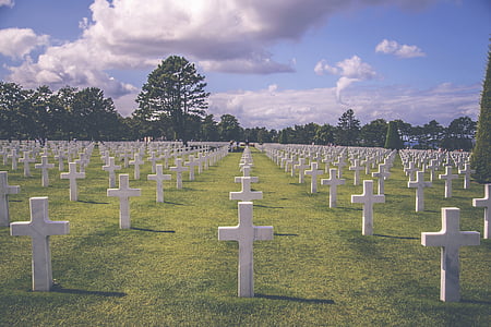 surnuaia, sõjalise, kalmistu, sõda, sõdur, haua, Memorial