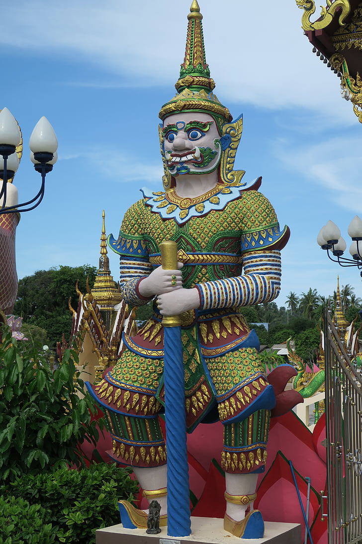 tempelet, Thailand, Koh samui, religion