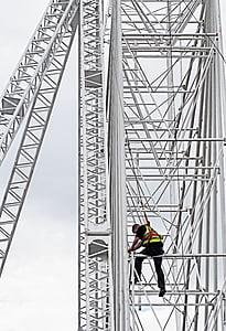 construction, safety, danger, height, working, building, harness