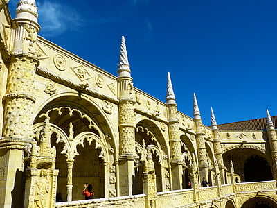 Mosteiro dos jerónimos, Manastirea Jeronimo, mănăstire, Belem, Manueline, clădire, Patrimoniul Mondial UNESCO