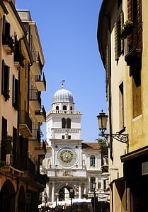 Padova, cidade, Itália, centro da cidade, Praça, arquitetura, Praça do mercado
