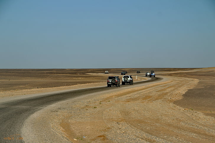 alle terrein, tracks, Marokko, woestijn, off-road voertuig, weg, 4 x 4