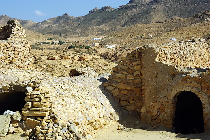 Tunesië, Atlas, Zolder, ruïnes, woestijn, mineraal, warmte