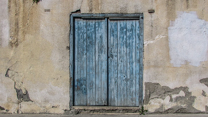 キプロス, germasogeia, 古い家, ドア, アーキテクチャ, 木製, 伝統的です