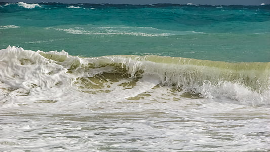 wave, foam, spray, sea, water, nature, beach