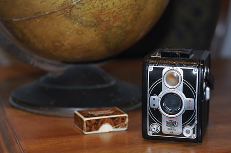 vieja cámara, antiguo, colector de, cámara, Antiguedades, Foto de cámara, antiguas cámaras