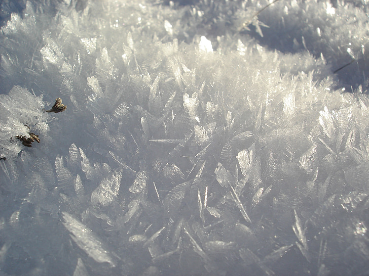 kristali, snježne pahuljice, Sezona, bijeli, hladno, LED, snijeg