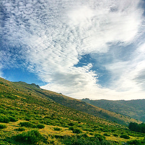 Mount, màu xanh lá cây, cuộc sống, cây, cảnh quan, đám mây, Hill