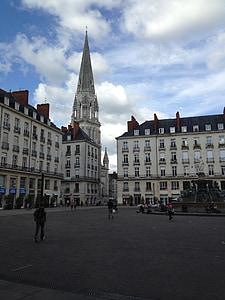 Nantes, rådhus, Square