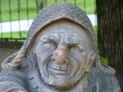 nain, gnome, Figure, sculpture, Globe, zwergelgarten, jardins de Mirabell
