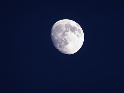 maan, hemel, nacht, Foto van de nacht