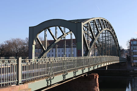 stål bridge, Arch bridge, Hall, genzmer bro, tekniske, byggeri