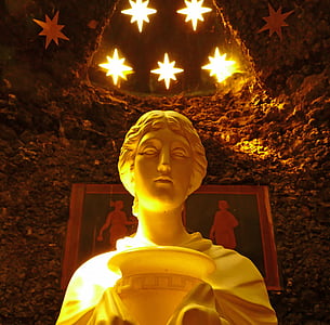 deusa, lugar de adoração, Vestal, Parque wörlitz, fé, adoração, espiritual