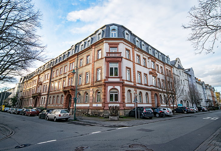 Darmstadt, Hesse, Saksamaa, John kvartali, vana hoone, Vanalinn, huvipakkuvad