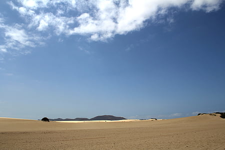дюны, песок, небо, Остров, Природа, песчаные дюны, Открытый