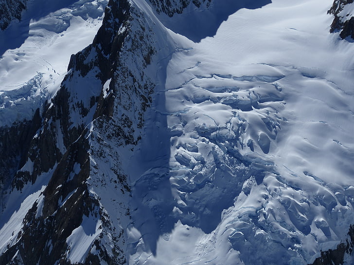 Monte cook, glaciar de, Nueva Zelanda, Alpes del sur, naturaleza, nieve, Alpine