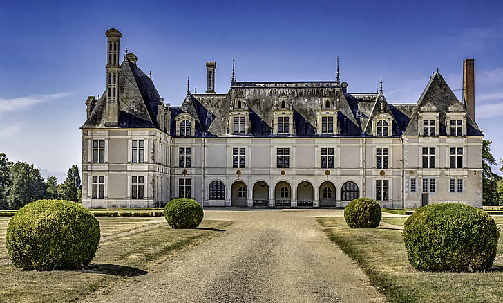 Castelo de beauregard, França, natureza, paisagem, arquitetura, casa, culturas