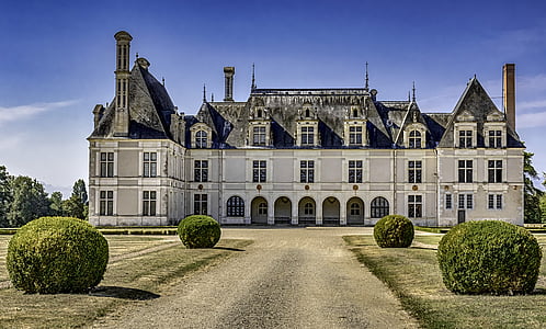slott av beauregard, Frankrike, naturen, landskap, arkitektur, hus, kulturer
