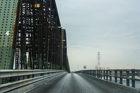 Μόντρεαλ, γέφυρα, Κεμπέκ, Καναδάς, αρχιτεκτονική, Ποταμός, ουρανός