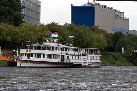 Mannheim, Neckar, loď