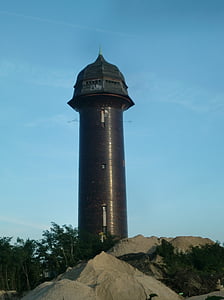 water tower, berlin, ostkreuz, architecture, monument, s bahn, sky
