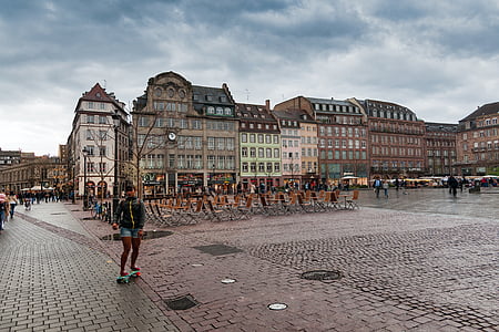 πλατεία Place kléber, Στρασβούργο, Γαλλία, Ευρωπαϊκή, Αλσατία, παλιά πόλη