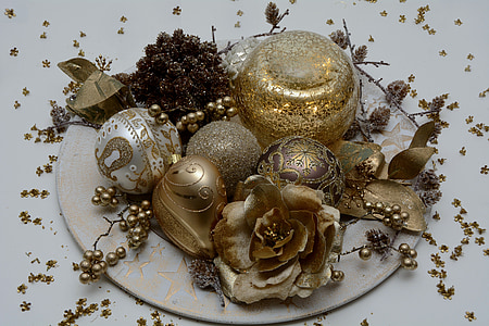 Рождественские шары, Рождество, Рождественские украшения, шарики, украшения, Открытка, Рождественские украшения