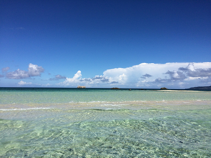 Okinawa, himmelen, sjøen