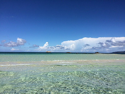 Okinawa, céu, mar