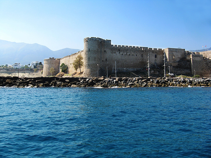 kyrenia, castle, cyprus, travel, mediterranean, fort, tourism