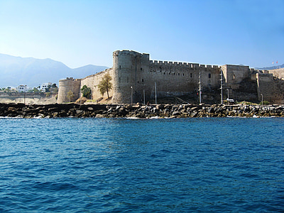 Kyrenia, Castillo, Chipre, viajes, Mediterráneo, Fort, Turismo