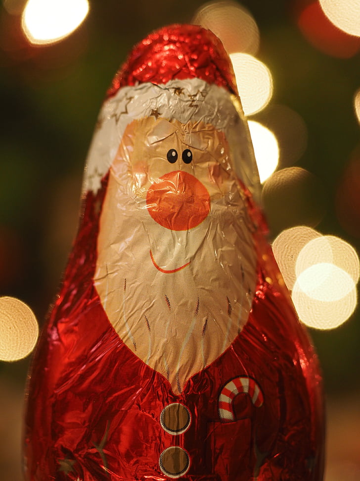 santa claus, Navidad, Figura, Nicolás, chocolate, Papá Noel, decoración de la Navidad