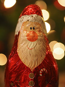 Santa claus, Christmas, Figure, Nicholas, chocolat, Père Noël, décoration de Noël
