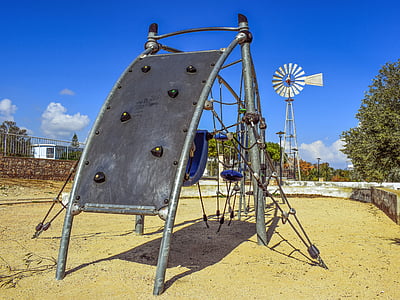 Parque infantil, moderna, projeto, arquitetura, equipamentos, Parque, Dherynia