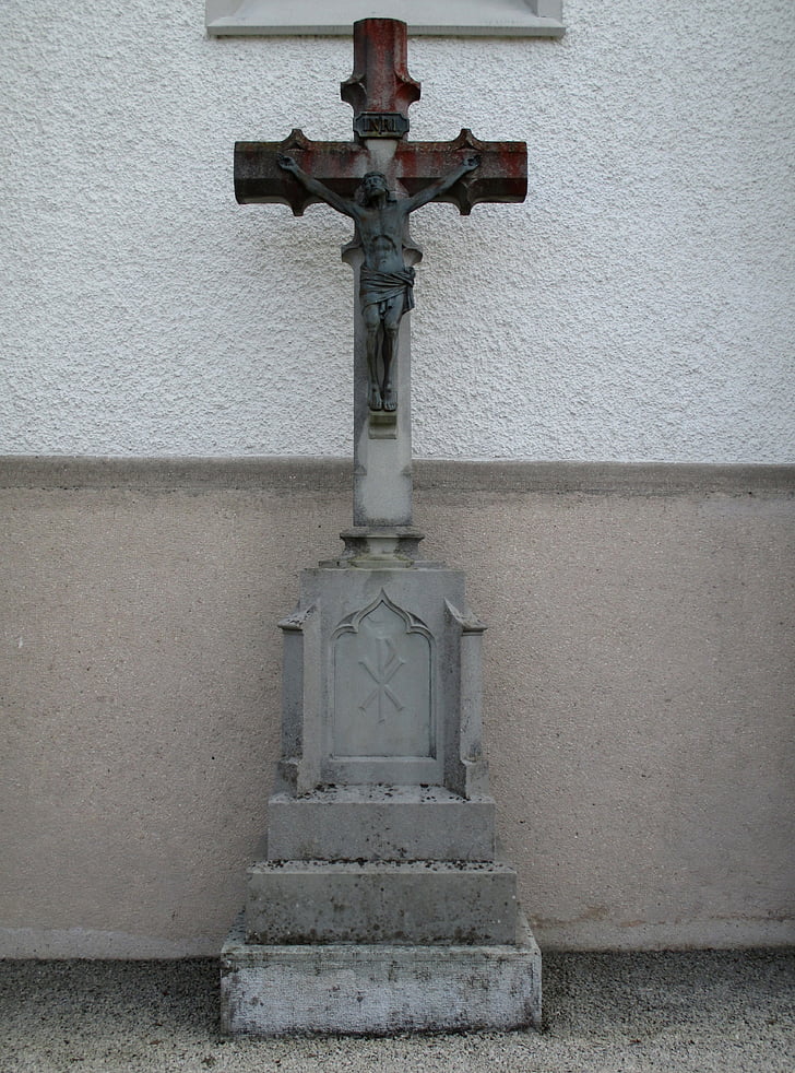 krucifikss, krusts, kristiešu, kapsētas, mammern, Thurgau, Šveice