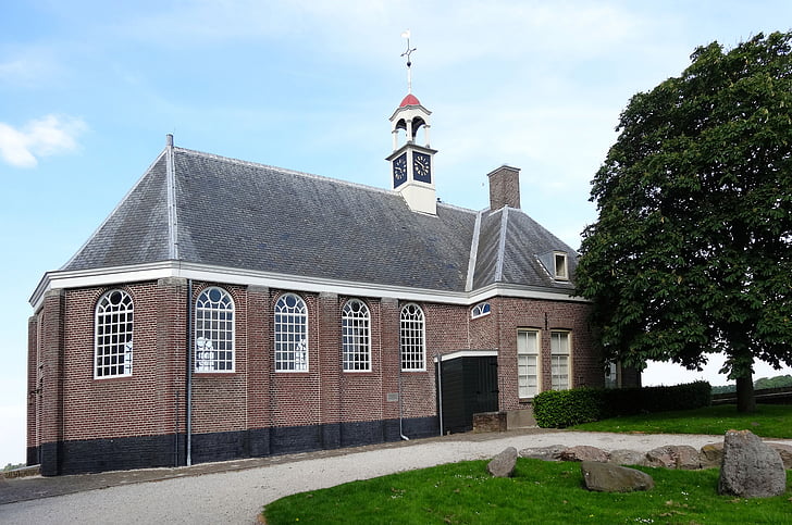 middelbuurt, Biserica, Schokland, Olanda, clădire, arhitectura, religioase