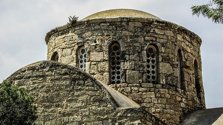 Cypern, Famagusta, Ayios varnavas, kloster, kirke, gamle, religion