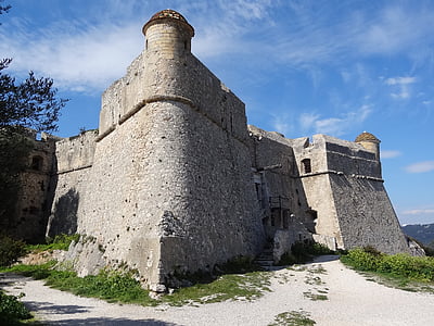 Châteaux, ancien, Nice, Pierre, fort, Château, histoire