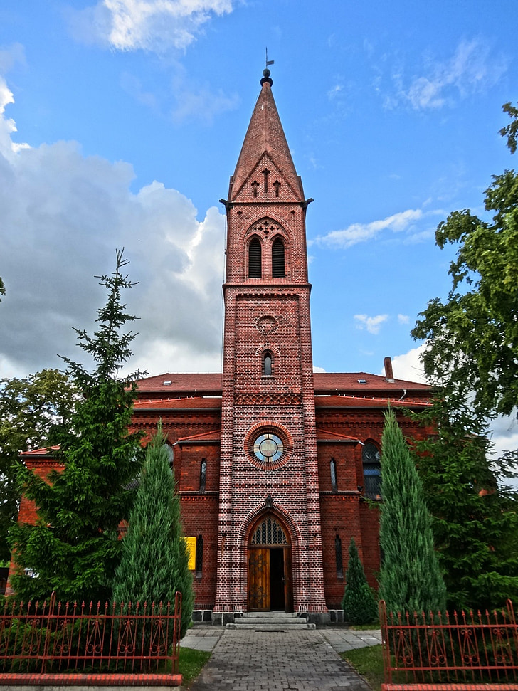 Sint-Jan de evangelist, kerk, Bydgoszcz, toren, Polen, Christendom, religieuze