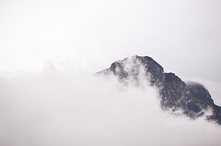 σύννεφα, νεφελώδης, ομίχλη, ομίχλη, ομίχλη, ομίχλη, βουνό