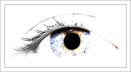 eye, pupil, iris, see, eyelashes, lens, close up