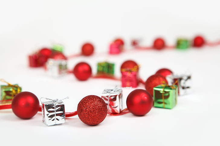 ボール, 安物の宝石, 明るい, お祝い, クリスマス, 曲線, 装飾