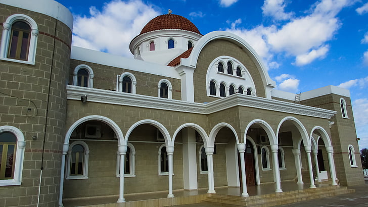 cyprus, liopetri, panagia eleoussa, church, architecture