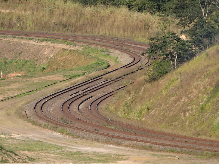 rails, train, transport, Estrada de ferro, Itabira