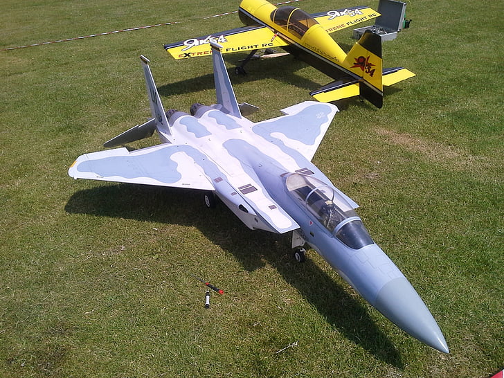 f15, 模型飛行機, ラジオ コントロール, ジェット, 飛行機