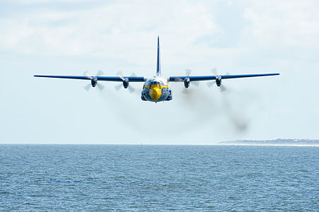 albert gordo, avião, Blue angels, Marinha, Esquadrão de demonstração de voo, hercules c-130, carga