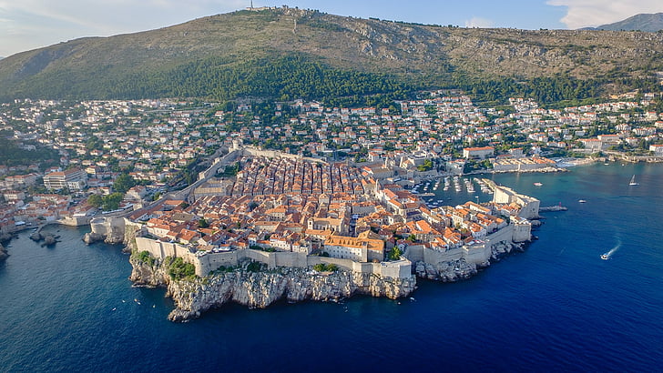 Stadt Dubrovnik, Dubrovnik, Kroatien, Reisen, Architektur, Adria, Europa