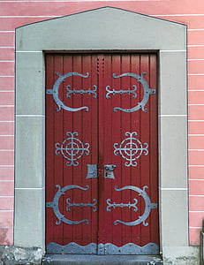 cieľ, dvere, Portál, Gate, drevené dvere, vstup, prístup